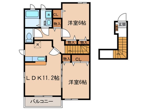 ブライト・ガ－デンⅢの物件間取画像